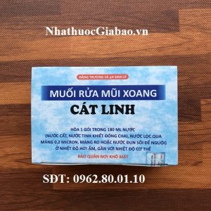 Muối rửa mũi xoang Cát Linh
