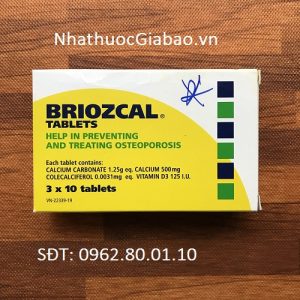 Thuốc Briozcal Tablets