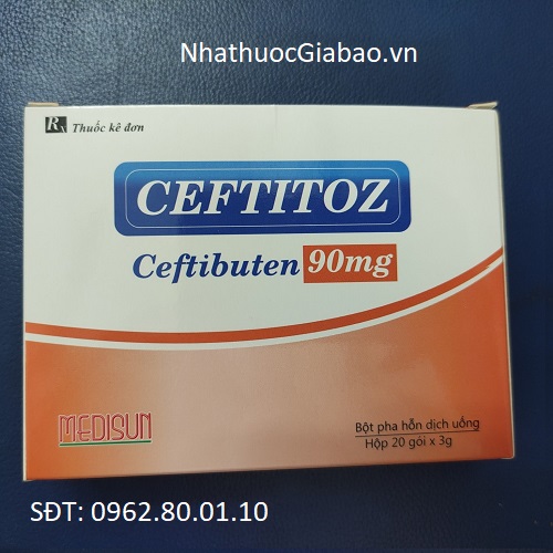 Thuốc Ceftitoz 90mg - Bột pha Hỗn dịch