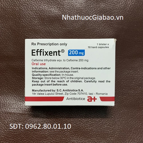 Thuốc uống Effixent 200mg
