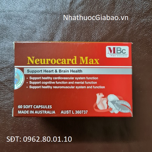 Neurocard Max - Thực phẩm bảo vệ sức khỏe