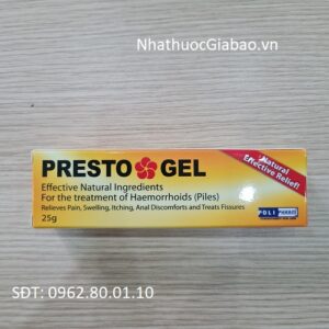 Thuốc Presto Gel - Giảm đau nhanh chỉ sau 1 phút