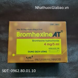 Thuốc Dung dịch uống Bromhexine A.T 5ml