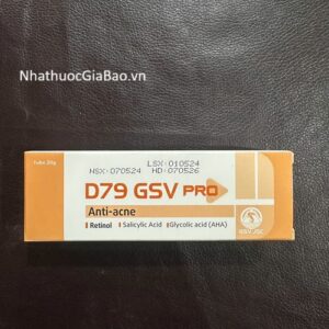 Gel bôi Da Thuốc D79 GSV Pro