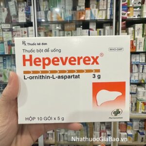 Gói bột để uống Thuốc Hepeverex 3g