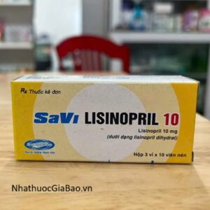 Thuốc uống Savi Lisinopril 10mg